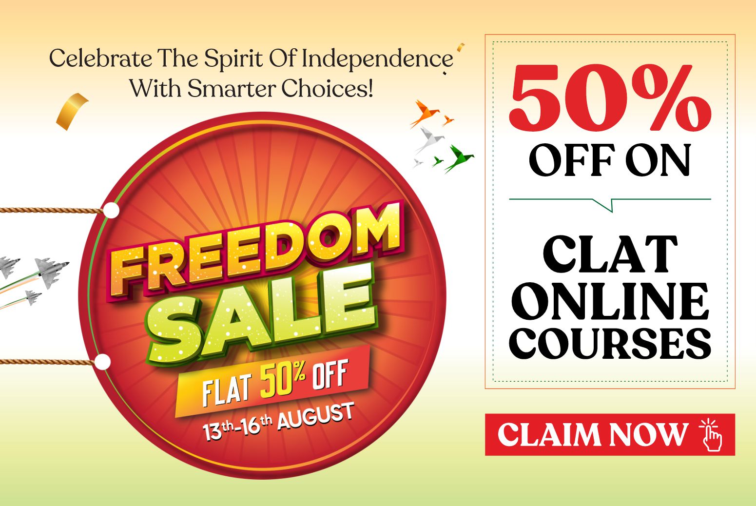 CLAT Freedom Sale