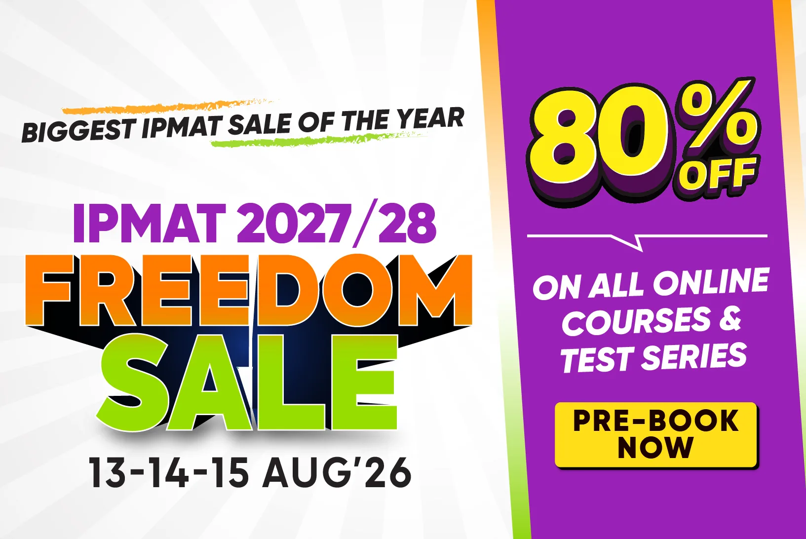 IPMAT Freedom Sale
