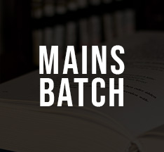 RJS Mains Course: Online