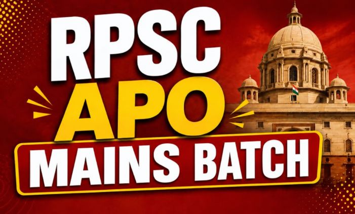 RPSC APO Mains Course 2026