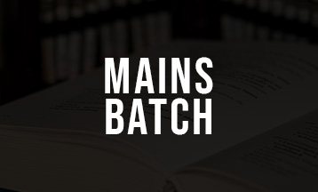 RJS Mains Course: Online